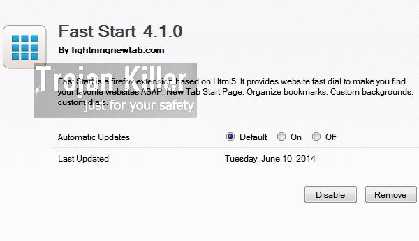 firefox fast start