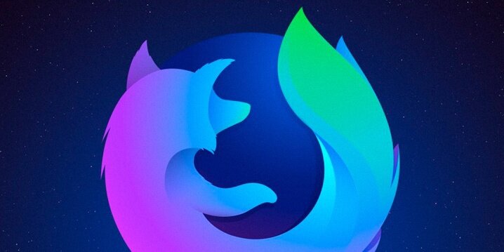 Firefox тёмный логотип
